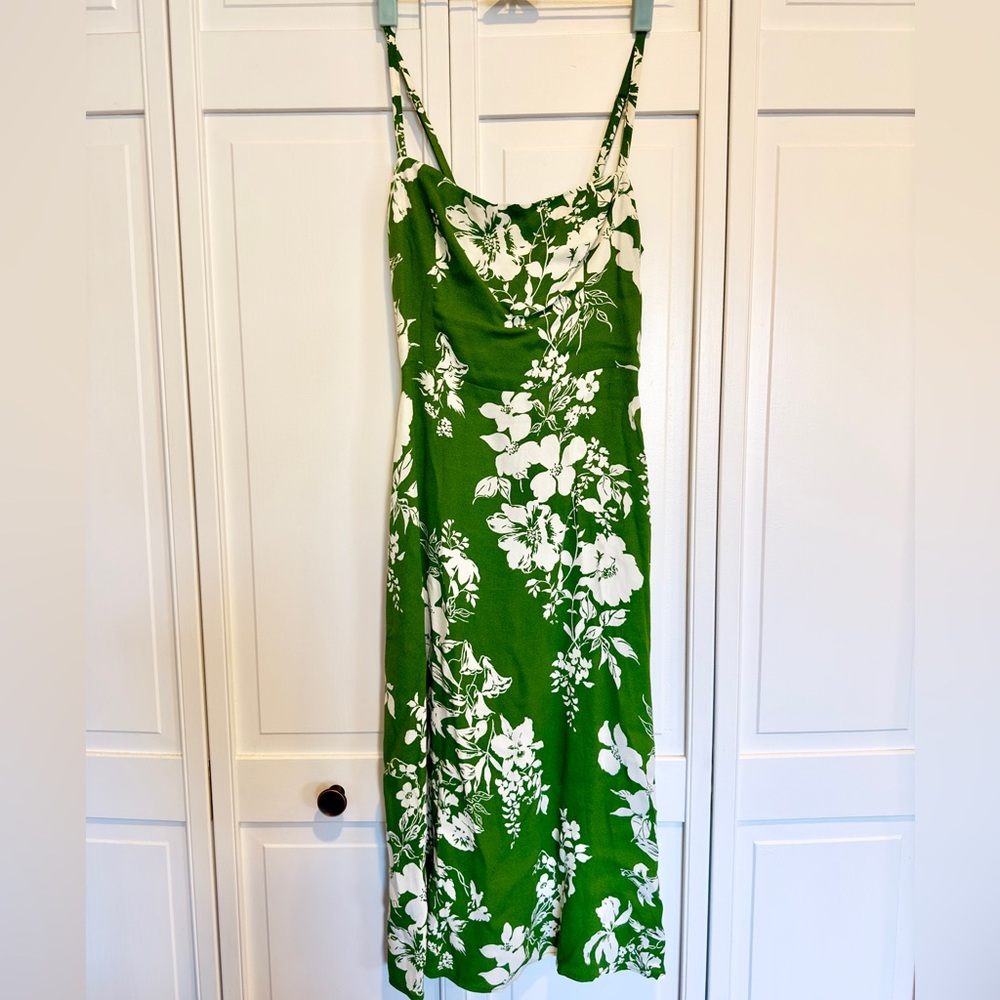 Reformation Print Mid Dress